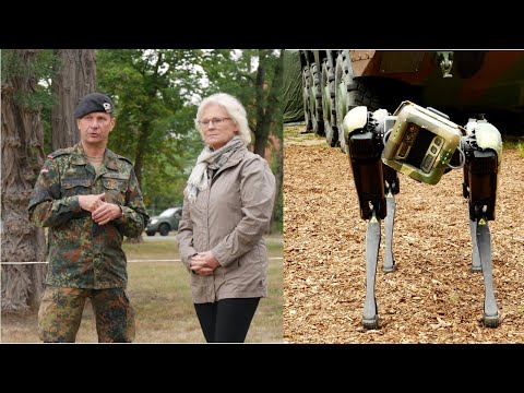 Michael Sack, Kdr Stab Test & Versuch zum Thema Digitalisierung - PK Christine Lambrecht in Munster