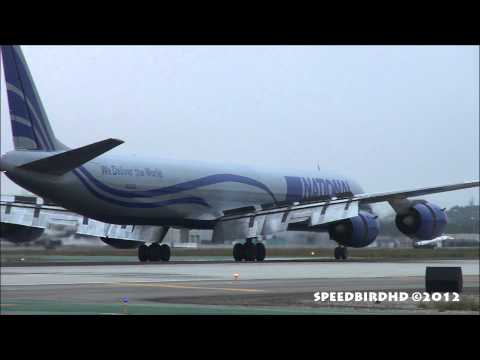 National Cargo Douglas DC-8-73CF [N155CA] Landing in Los Angeles