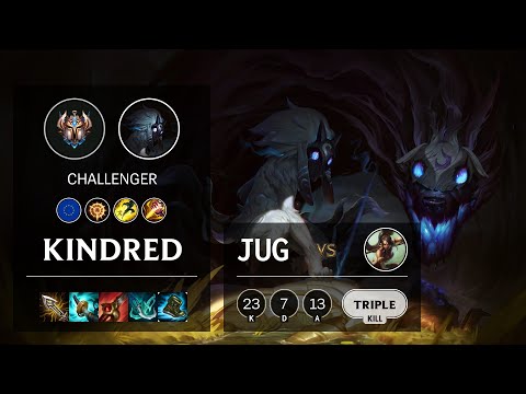 Kindred Jungle vs Nidalee - EUW Challenger Patch 10.19