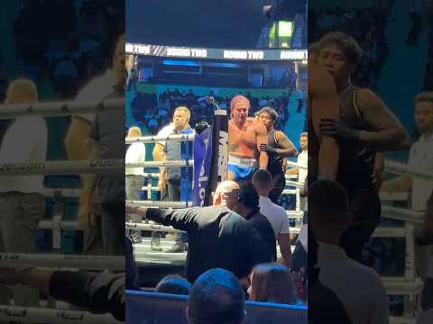 Natan Marcon STORMS out of the ring after Chase DeMoor fight #boxing #misfits22