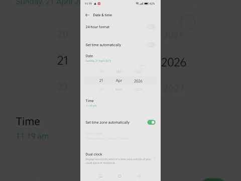 how to solve adjust time and date WhatsAp issue