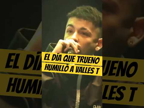 El día que TRUENO DESTROZÓ a VALLEST 🗣️🔥 #Trueno #Wos #Vallest #freestyle #GodLeve
