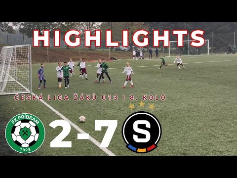Matchday 14 | U13 FK Příbram 2 - 7 AC Sparta Praha U12 | Česká Liga Žáků U13 - 8.Kolo | Října 2024
