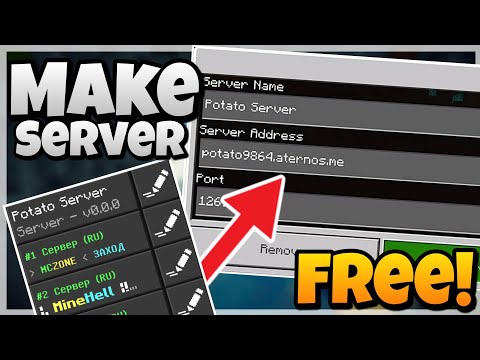 How to Make Your OWN MINECRAFT SERVER! [FREE!] - Get Your Minecraft Server in MCPE! (Bedrock)