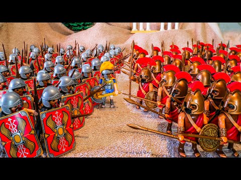Playmobil Stop motion Movie - Romans VS Spartans