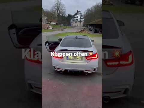 BMW 435i F32 Sound Klappenauspuff Exhaust Valve *loud*