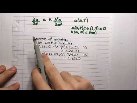 PDE: Heat Equation - Separation of Variables