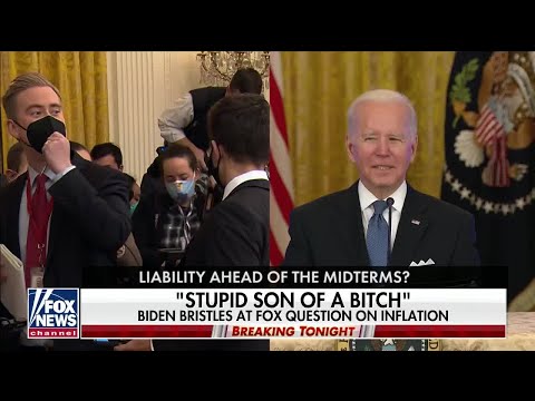 Biden calls Fox News reporter ‘stupid son of a bitch’ following inflation question