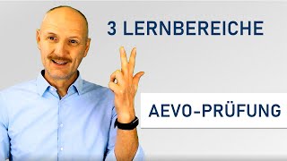Wie bestimmt man die 3 Lernbereiche in der AEVO Prüfung richtig?