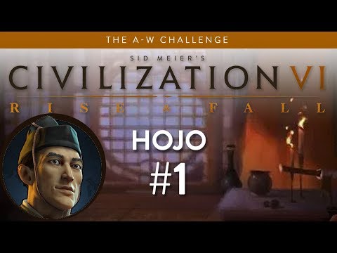 Let's Play Civilization 6: Rise and Fall - Deity - Hojo part 1