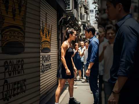 She was CORNERED in an Alley… He Chose the Wrong Person 👊 #shorts #ai