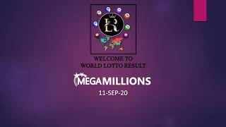 Mega Millions  SEPTEMBER 11 2020 |11/09/2020 | World Lotto Result | Mega Millions Jackpot Result