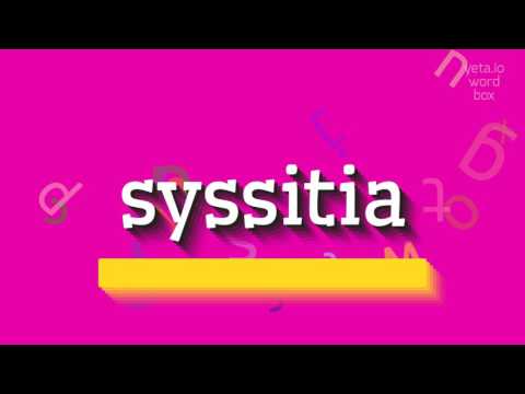 How to say "syssitia"! (High Quality Voices)