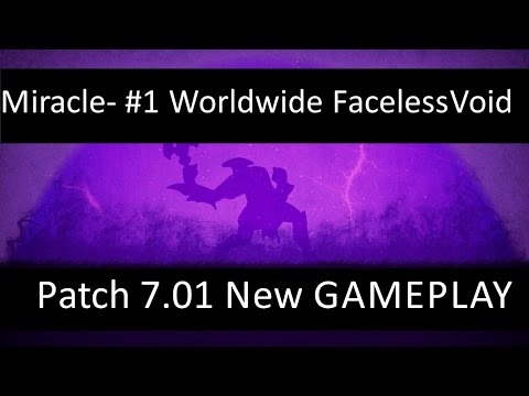 Miracle #1 Worldwide Faceless void (Patch 7.01) [Pro Dota 2 Ranked Gameplay ]