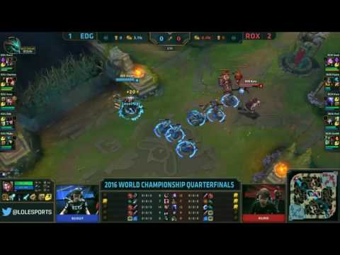 ROX vs EDG | World Championship 2016 | Quarterfinals | BO5 | 4.