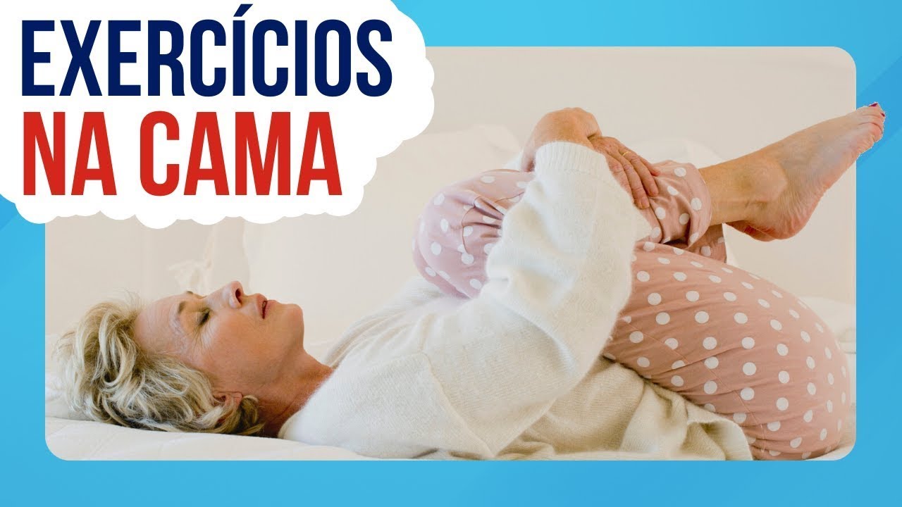 TREINO FÁCIL PARA FAZER NA CAMA | Exercícios para IDOSOS deitado na cama  | Vídeo 1