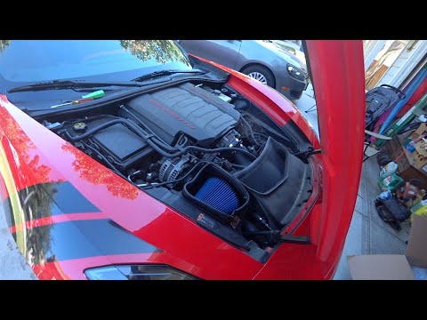 C7 CORVETTE AFE COLD AIR INTAKE INSTALL! 18+ HP!!!