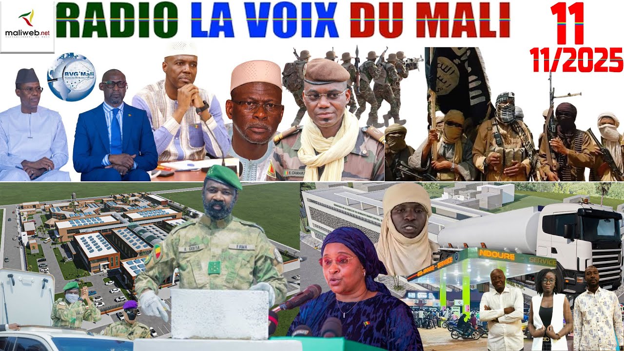 La Revue de Presse de la RADIO LA VOIX DU MALI du 11 Novembre 2025