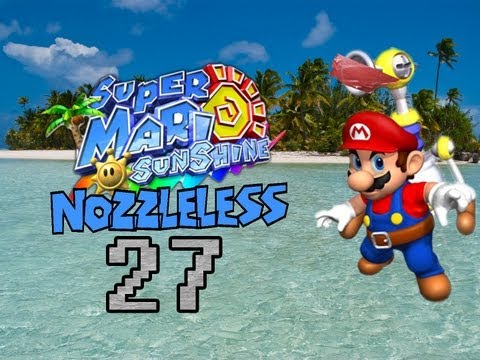 Let's Play Super Mario Sunshine Nozzleless! Pt. 27: Wiggler Makes Me Squirm