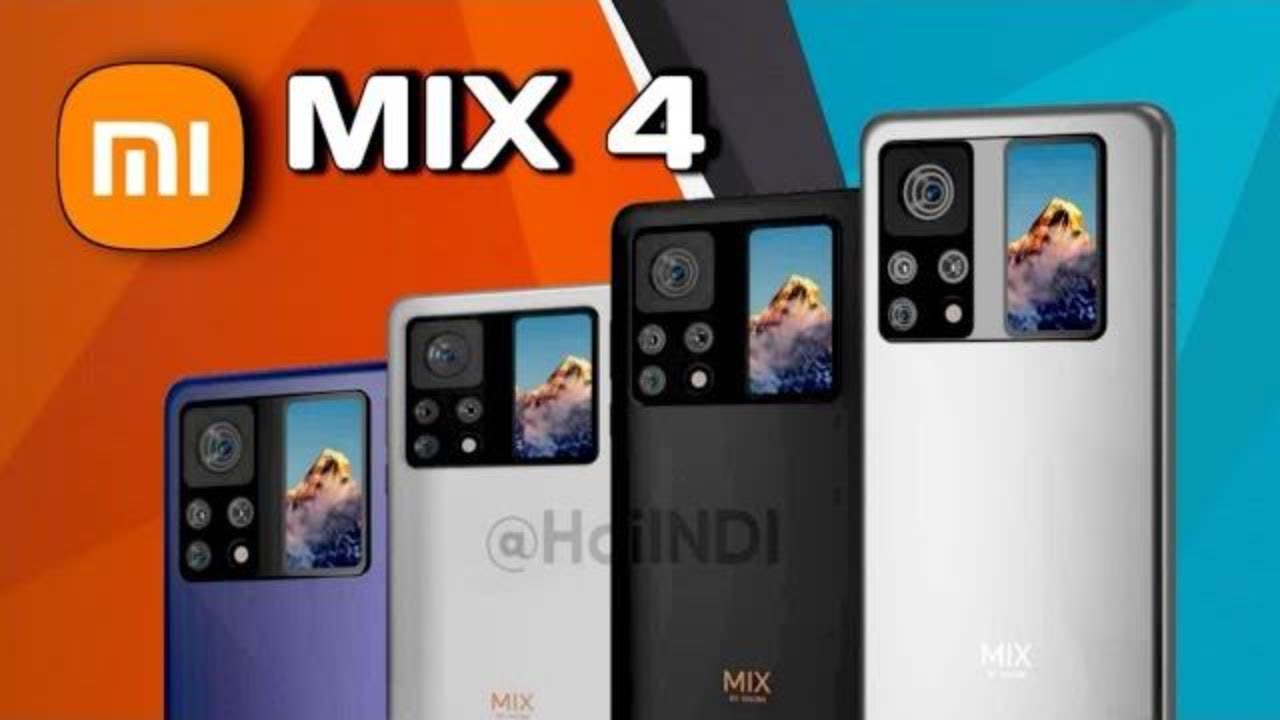 XIAOMI MI MIX 4 - Latest Renders With Bigger Display At The Back