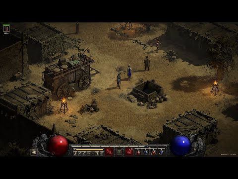 Diablo II Resurrected - Andariel & Act II Town Gameplay & Comparison [4K]