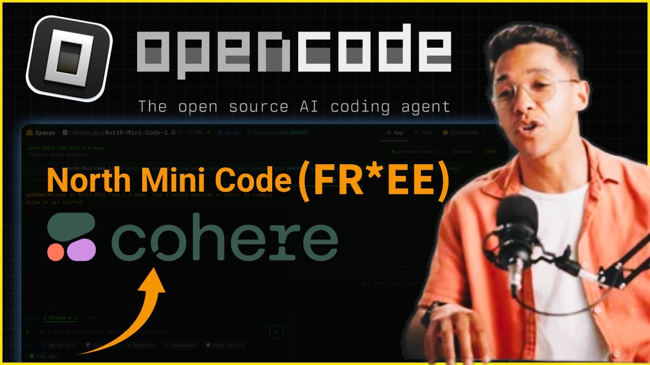 North Mini Code + OpenCode: FREE Open Source AI Coder That Fixes Real Codebases