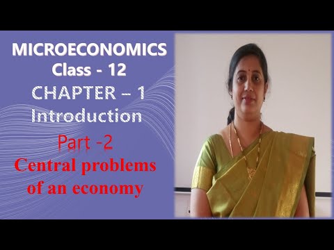 Central problems of an economy/ II PUC/NCERT/ competitive exams