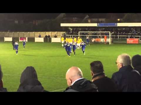 GOAL 1-0 Shaun Lucien versus St Albans City, 2 December, FA Trophy