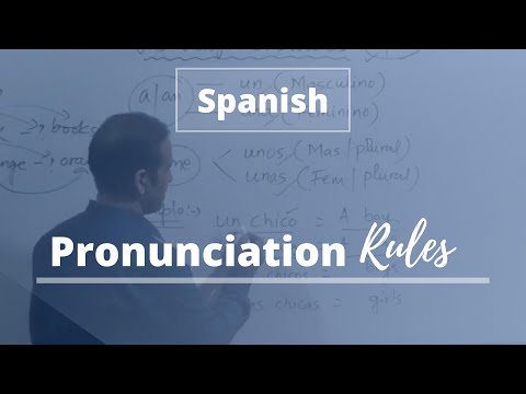 Spanish Pronunciation Rules