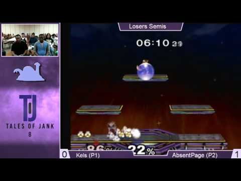 Tales of Jank 8 Melee Losers Semis - AbsentPage(Blue) vs Kels(Green)