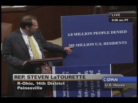 Rep. LaTourette sticks his foot in his mouth