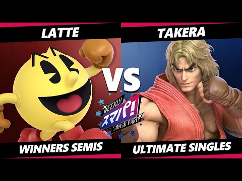 Sumapa 101 Top 8 - Latte (Pac-Man) Vs. takera (Ken) Smash Ultimate - SSBU