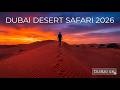 DUBAI DESERT SAFARI 2026 A Peaceful Evening Walk In The Red Dunes 4K