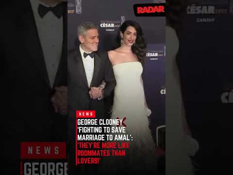 George Clooney 'Fighting to Save Marriage to Amal': 'They're More Like Roommates Than Lovers!'