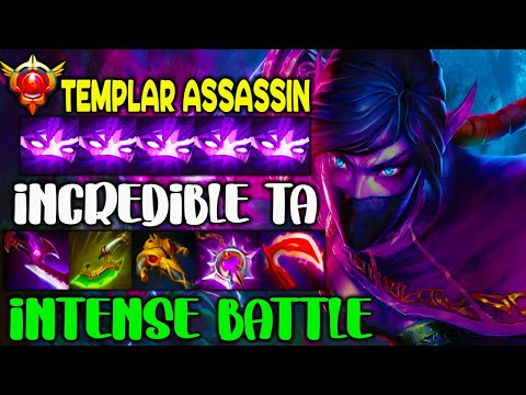 INCREDIBLE TEMPLAR ASSASSIN - INTENSE TEAM FIGHT - DOTA 2 GAMEPLAY