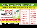 Zain 10 Useful Codes | Zain All Code | Zain All Package Cancel Code | Zain Sim Number Check