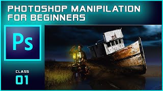 Adobe Photoshop Tutorial #1 Old Warrior (Photo-Manipulation) Learn Creative Digital Art