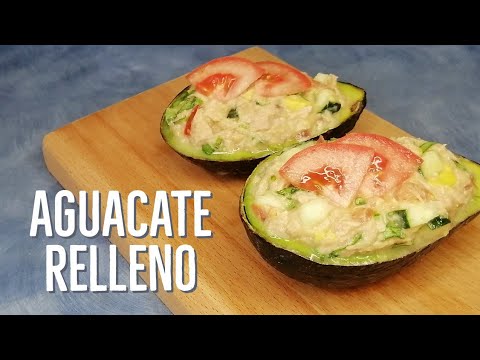 Aguacate Relleno de Atún | Receta Saludable