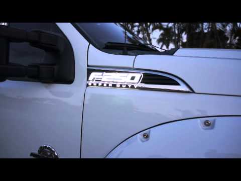 RECON Part # 264285WH 11-14 Ford F-250 SUPERDUTY Illuminated Emblems WHITE LED