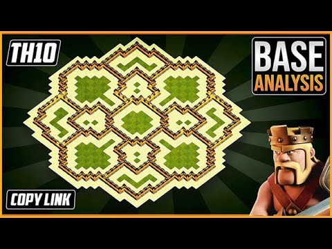 New Best Th10 base link War/Farming Base (Top10) in Clash of Clans |  Game Wala