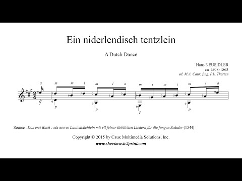 Neusidler : Dutch Dance