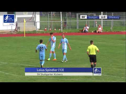A-Junioren - 6:0 Louis Spindler - SV Stuttgarter Kickers vs Offenburger FV