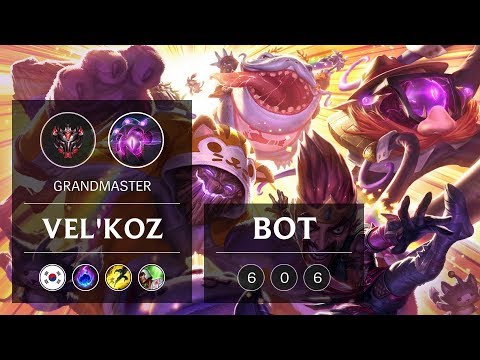 Vel'Koz Bot vs Ezreal - KR Grandmaster Patch 9.3