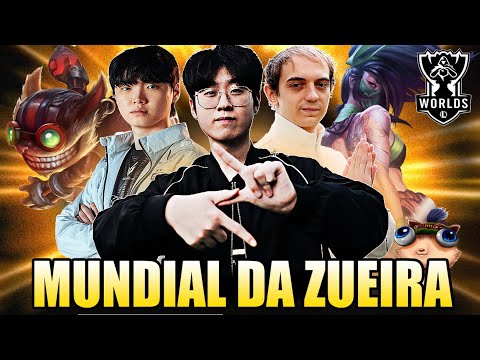 QUANDO COREANOS USAM 100% da GAMEPLAY - MUNDIAL DA ZUEIRA | Worlds 2025