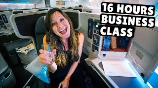 CATHAY PACIFIC BUSINESS CLASS VIETNAM to NYC (wing business class lounge review) - YouTube