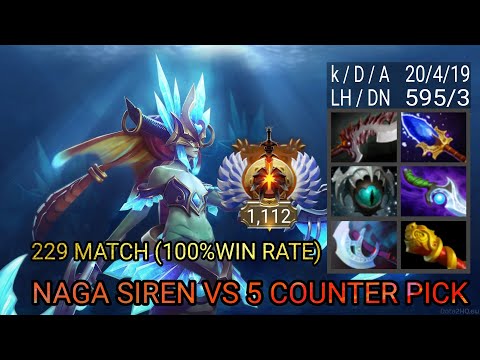 TOP NAGA SIREN PLAYER 100%WINRATE