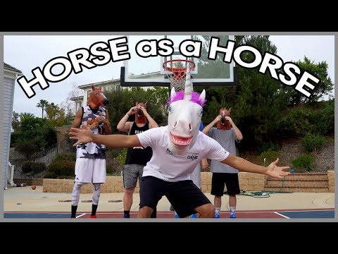 HORSES PLAY BASKETBALL!! 2 HYPE IRL BASKETBALL CHALLENGE Video