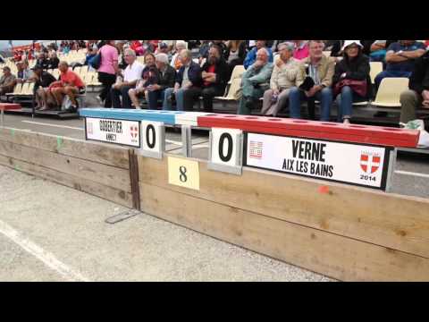 Finales France Quadrette et Triple, Sport Boules, Chambéry 2014