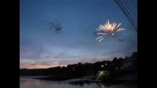 preview picture of video 'Canada Day Fireworks 2014 in Weymouth N.S'