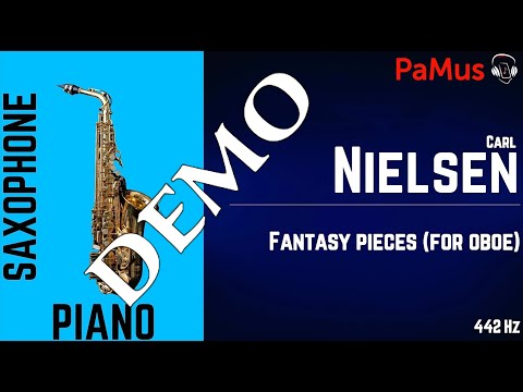 Carl Nielsen: Fantasy pieces for saxophone and piano accompaniment 442Hz